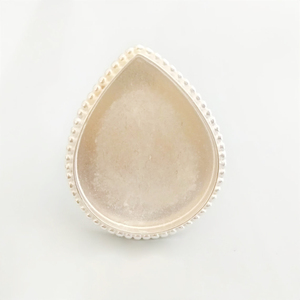 Collet de diseñador de pera de 7-30 MM, fundición de Metal para ajuste premuesca, anillos de plata de ley 925, montaje de joyería - Product Image 2