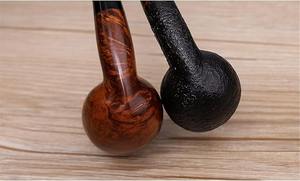 Pipe à tabac en bois naturel écologique avec un design moderne simple pour une fumée douce et décontractée et une aspiration facile - Product Image 5