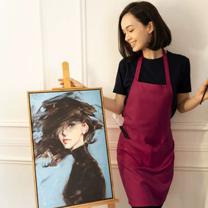 Tablier de cuisine unisexe sans manches en polyester non tissé BEAM 100 %, respirant, écologique, simple, pour usage quotidien - Product Image 2