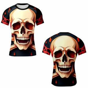 Concevez votre propre style hommes Rash Guard imprimé Logo protéger le corps Rash Guard sang éclaboussé Rash Guard - Product Image 3