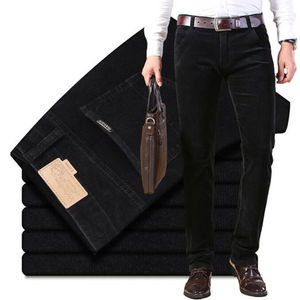 กางเกงขายาวผู้ชายผ้าลูกฟูกหนานุ่ม อุ่นสบาย สไตล์ลำลอง ธุรกิจ ทรงตรง รุ่นปี 2025 - Product Image 4