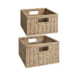 Cesta de almacenamiento de cocina de algas marinas naturales de alta calidad organizador de cocina hecho a mano por artesanos vietnamitas al por mayor - Product Image 2