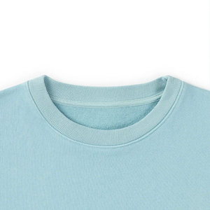 Personalizado liso cuello redondo sudadera bordado impresión Logo en blanco 100% algodón Sudadera con capucha sudaderas - Product Image 3