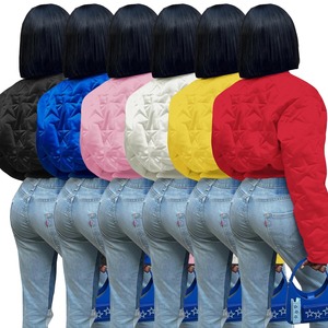 <b>Women</b> Baseball Letterman <b>Jackets</b> and Coats 2024 Wholesale Streetwear Duck Down Bomber <b>Puffer</b> <b>Jacket</b> <b>Women</b> Bubble <b>Crop</b> <b>Jacket</b> - Product Image 3