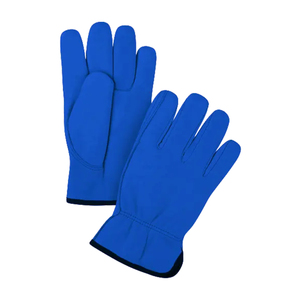 Servicio personalizado de alta calidad trabajo seguridad mano cuero conducción guantes piel de vaca guantes de cuero para el funcionamiento general para los hombres - Product Image 2