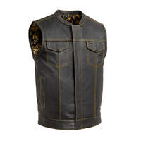 CUT EN CUIR À MOTIF PAYSAGE POUR HOMME