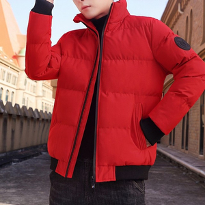 Vestes pour hommes, veste pour hommes, veste matelassée d'hiver surdimensionnée, logo personnalisé, capuche, coupe-vent, imperméable, vêtements d'extérieur tendance - Product Image 3