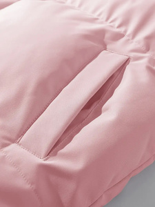 Chaqueta acolchada OEM para hombre más vendida, tela de cuero de venta directa de fábrica de alto fabricante con decoración de piel - Product Image 2
