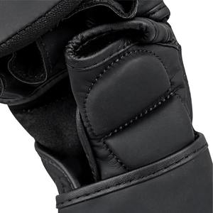 Gants d'entraînement MMA pour sparring, grappling, boxe, Muay Thai, avec fermeture à boucle et crochet, logo personnalisé, évacuation de l'humidité, PU - Product Image 4