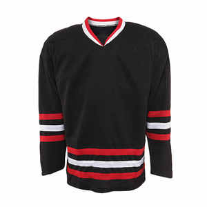 Maillots et chemises de hockey sur glace personnalisés de haute qualité, 100% polyester, séchage rapide, respirant, vêtements de hockey grande taille - Product Image 6