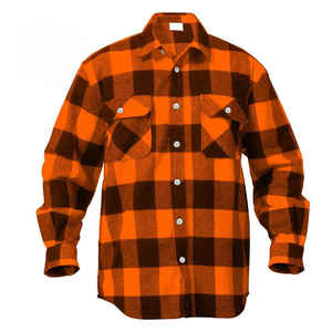 Chemise en flanelle classique pour hommes, tenue décontractée, 100% fil de coton teint dans les derniers styles, service OEM disponible - Product Image 4