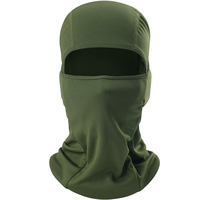 Pasamontañas táctico para Paintball, Airsoft, cubierta para la cabeza, juego sólido, máscara facial para motocicleta, bicicleta, gorra de cara completa, calentador de cuello deportivo