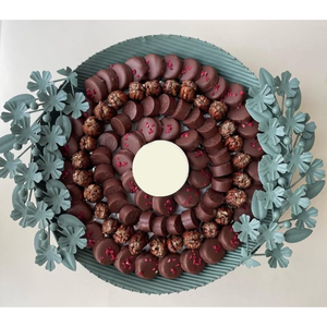 Bol rond en métal doré fait à la main de qualité supérieure bol de service au chocolat de mariage présentoir à chocolat bonbons bol de service bon prix - Product Image 4