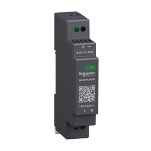 Alimentatore Industriale Regolato Monofase SCHNEIDER ELECTRIC ABLM1A24004 100-240V AC 24V 0.4A - Product Image 1