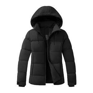 Chaqueta Acolchada Ligera y Plegable para Mujer con Capucha, Chaqueta de Invierno Acolchada para Viajes al Aire Libre y Clima Frío - Product Image 1