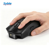 Ratón Inalámbrico 2 en 1 y Escáner de Códigos de Barras 2D XB-M10 BT 2.4G de Modo Dual, Escáner de Códigos QR CMOS con Almacenamiento de Datos Fuera de Línea, Carga Tipo C