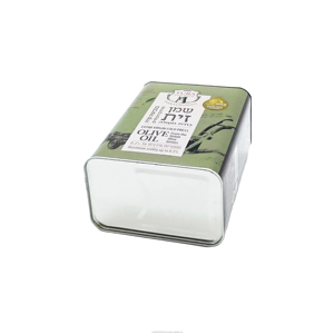 Boîte en fer blanc écologique de 2 litres pour huile d'olive, qualité alimentaire, vide, pour emballage d'huile, biscuits, chocolat, aliments pour animaux, forme rectangulaire ou carrée - Product Image 6