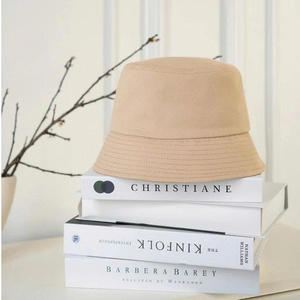 Sombrero de cubo liso con ala doblada, sombrero redondo básico CM65 unisex para hombres y mujeres 2025 - Product Image 2