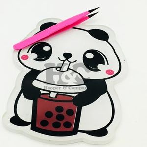 Paleta de Pestañas Magnética Cuadrada Sostenible de Acrílico Blanco Estilo Nuevo para Extensiones de Pestañas - Product Image 4