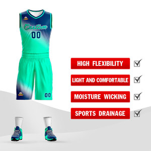 Uniforme de basket-ball OEM conception respirante de vêtements de sport en polyester BSCI à séchage rapide avec prix d'usine pour un service rapide - Product Image 2