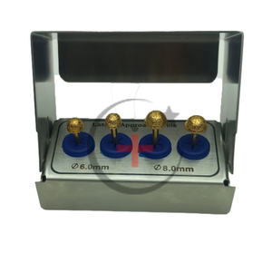 Kit especializado de fresas de enfoque lateral para implantes dentales, herramientas manuales de acero para procedimientos de colocación de implantes laterales indoloros - Product Image 1