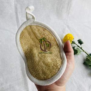Tampon de luffa nettoyant le corps ou le visage, éponge de luffa écologique, éponge naturelle et de bain, vente en gros - Product Image 1