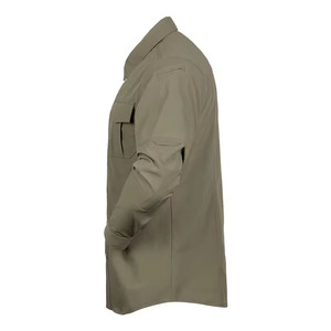 Chemises tactiques pour hommes poches poitrine de travail à manches longues boutonnées mince respirant chasse lâche vêtements de sport décontractés en plein air - Product Image 3