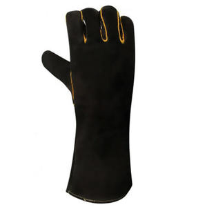 Nouveau 2025 Prix d'usine Gants de soudage exigeants Gants de travail d'hiver en cuir de vache fendu - Product Image 4