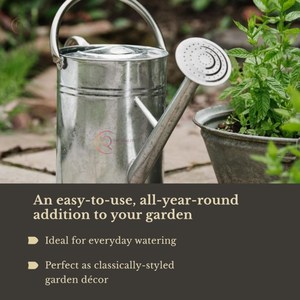 Arrosoir galvanisé Arrosoirs personnalisés de haute qualité faits à la main pour fournitures de jardin Conteneur de stockage d'eau Fournitures - Product Image 2