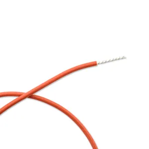 Meilleur prix câble de chauffage d'isolation en silicone enroulé en spirale Nichrome