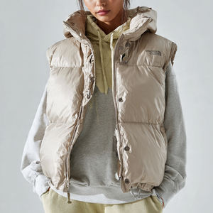 Chaleco Acolchado de Invierno para Mujer, Chaleco Sin Mangas, Ropa de Calle, Abrigo Acolchado - Product Image 4