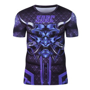 Custom OEM Bjj Rash Guard , Training MMA Bjj Rashguard, Camisas de compresión y ropa deportiva para hombres - Product Image 6