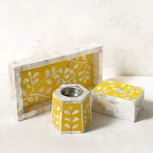 Quemador de Incienso Clásico Tradicional de Madera de Sándalo con Incrustaciones de Hueso de Cuerno, Porta Incienso, Decoración Aromática para el Hogar - Product Image 5