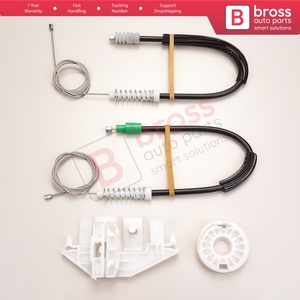 BWR306 Kit de réparation de lève-vitre porte avant gauche pour 406 8B 8E/F 1995-2004 4/5 porte 9221F6 Bross pièces automobiles fabriquées en turquie - Product Image 6