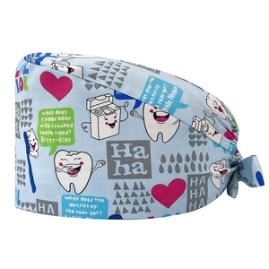 Casquette dentaire décontractée multicolore extensible de haute qualité, casquettes de travail unisexes pour infirmières, casquette bouffante - Product Image 5