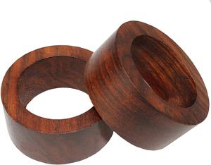 Meilleure Qualité Respectueux De L'environnement Personnalisable Ronds De Serviette En Bois Europe Style Décoration De Table Maison Hôtel Restaurant Mariages Fêtes - Product Image 5