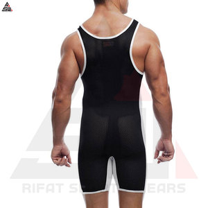 ชุดมวยปล้ำของผู้ชายเสื้อกล้ามมวยปล้ำออกแบบได้ตามต้องการ - Product Image 2