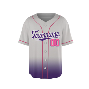 Good Quality Baseball Jerseys <b>Team</b> Wear Baseball Uniform Set Wholesale And Low Price Baseball Uniform Baseball Jersey Baseball - Product Image 4