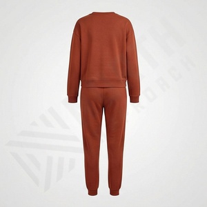 Ensemble de survêtement décontracté personnalisé avec logo pour hommes et femmes, respirant, léger, 100% polyester, avec sweat-shirt à capuche et pantalon de survêtement - Product Image 2