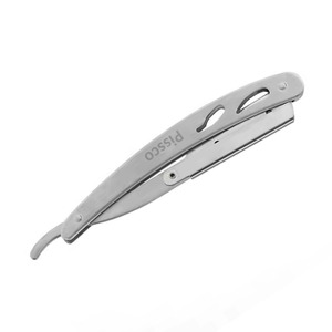 ที่วางมีดโกนแบบตรงสำหรับโกนหนวด มีดโกนพับได้ ใบมีดสแตนเลส ผลิตโดย Pissco ประเทศปากีสถาน - Product Image 4