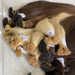 Venta al por mayor 12A Grado I Tip Hair Extensiones de queratina Colores personalizables Sin desprendimiento Sin enredos Recto Proveedor de cabello humano Premium - Product Image 3