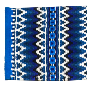 Almohadilla de lana ecológica hecha a mano con diseño neozelandés y forro polar para caballos de exhibición western, color y tamaño personalizables - Product Image 5