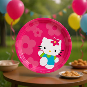 Piatti Usa e Getta Hello Kitty 23Cm 8 Pezzi per Feste - Product Image 3