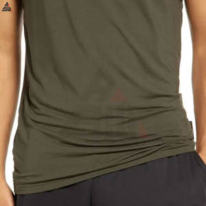 Hot Selling Customized Solid Color Casual Knitted Men's Gym Tank Top Quick Dry Breathable Cotton <b>Bamboo</b> <b>Fiber</b> - Product Image 3