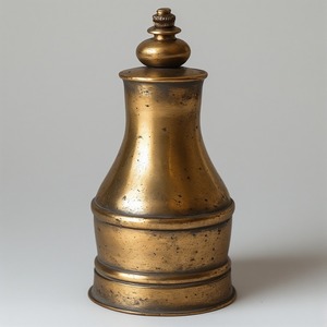 Molino de sal y pimienta de madera hecho a mano con molinillo de latón antiguo hecho a mano que ofrece acento decorativo para un comedor elegante - Product Image 6