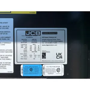 Groupe électrogène diesel industriel 100 kW avec sélecteur de tension à commutateur rotatif, remorquable, pour usage commercial de secours - Product Image 5