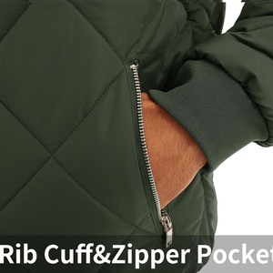 Winter Spring and Autumn New Bomber <b>Flight</b> Man <b>Jacket</b> For <b>Men</b> Nylon Fabric Custom Embroidered Logo Solid Color <b>Men's</b> <b>Jackets</b> - Product Image 5