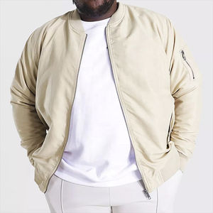เสื้อแจ็กเก็ตเบสบอลบอมเบอร์เย็บตามสั่งผ้าซาตินใส่ได้ทั้งชายหญิงคอลเลกชันฤดูใบไม้ร่วง - Product Image 4