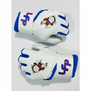 Gants de baseball professionnels personnalisés, imperméables, isolés, à doigts fendus, avec sangle de poignet réglable, en cuir Cabretta, longs - Product Image 3
