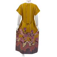 Vestido MIDI Jumbo con cuello en V para mujer Chrysanta de alta calidad, estilo Kimono, ropa de dormir de talla grande